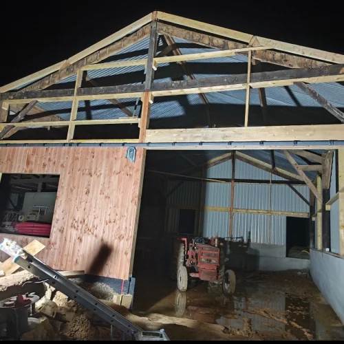 charpente extension agricole