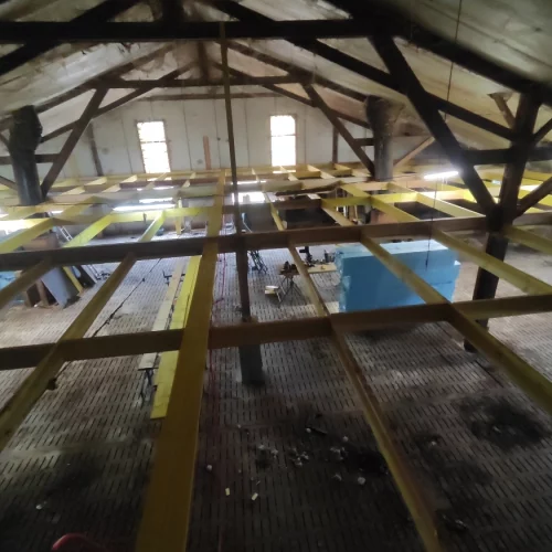 renovation batiment agricole charpente